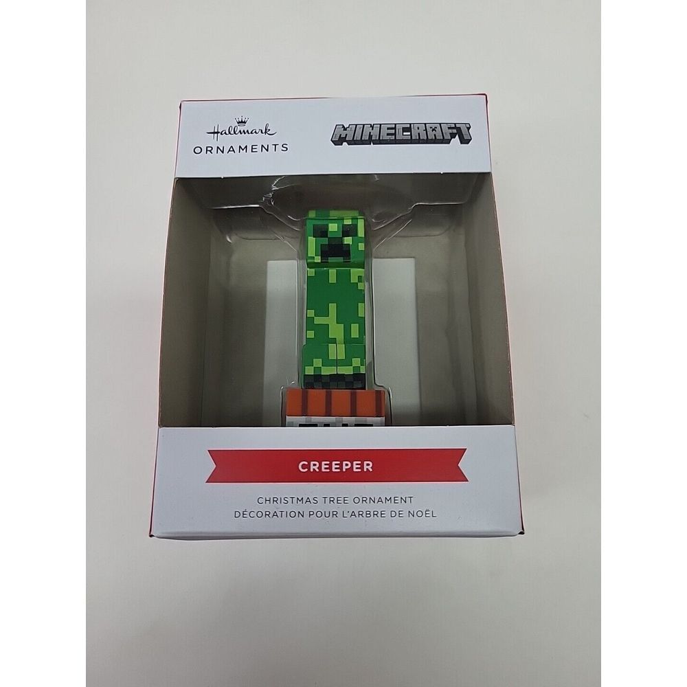 New Hallmark Minecraft Creeper on TNT‎ Ornament 2023 Gift Decor